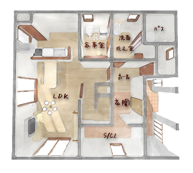 1階 間取り図